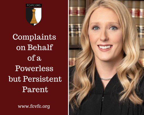Read more about the article Complaints on Behalf of a Powerless but Persistent Parent