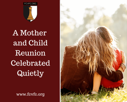 A Mother and Child Reunion Celebrated Quietly