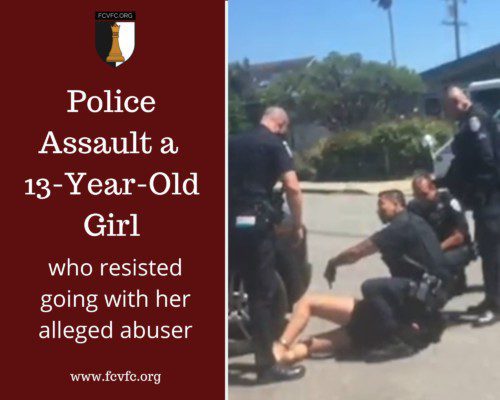 Read more about the article Police Assault a 13-Year-Old Girl who resisted going with her alleged abuser