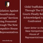 Legislation Against Reunification “Therapy” Services Being Presented Through The New Hampshire House Of Representatives