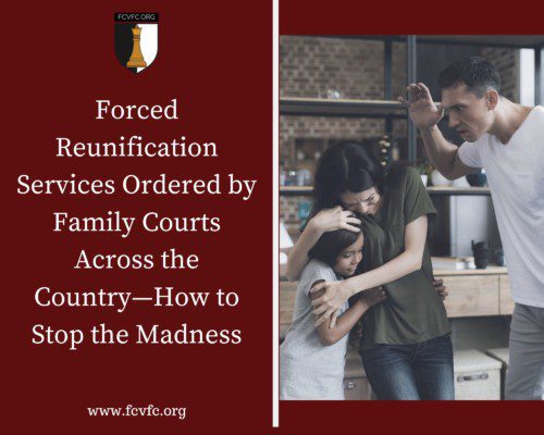 Read more about the article Forced Reunification Services Ordered by Family Courts Across the Country—How to Stop the Madness