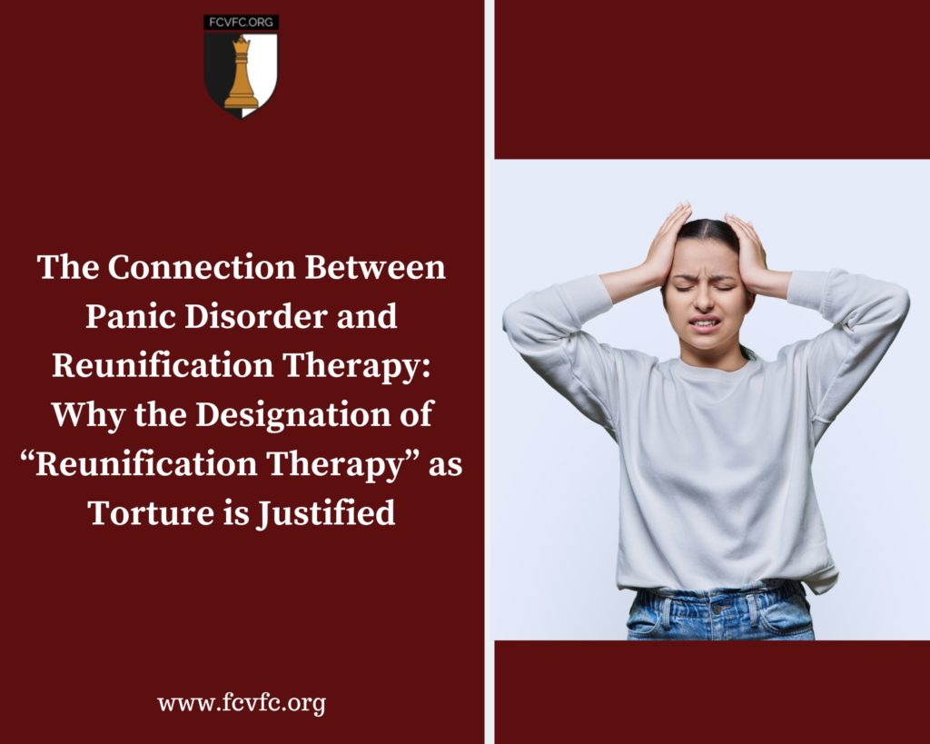 The Connection Between Panic Disorder and Reunification Therapy: Why ...