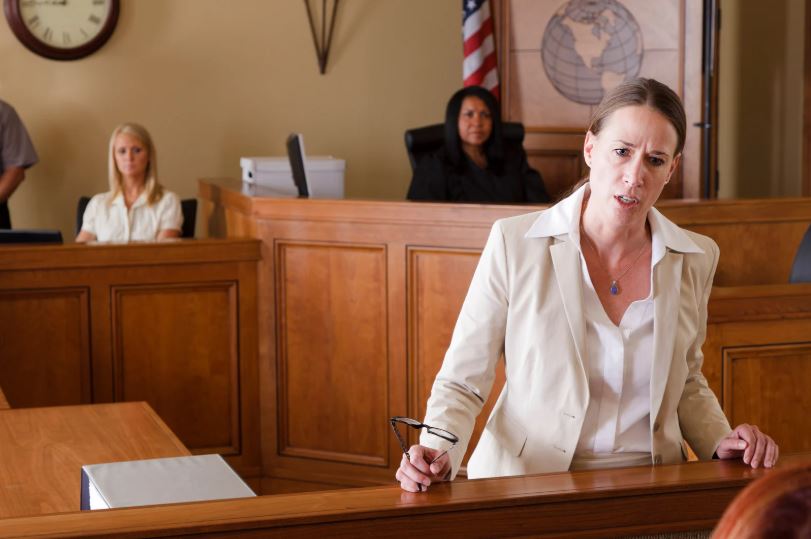 women in court